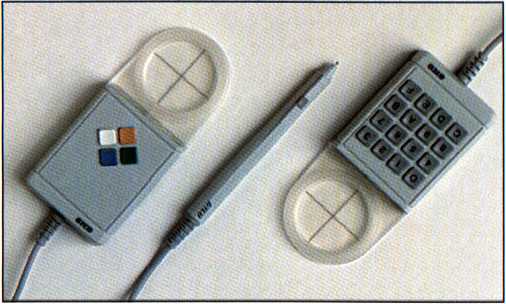 GTCO Roll Up Digitizer - cursors and stylus