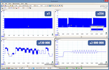 deep memory oscilloscope