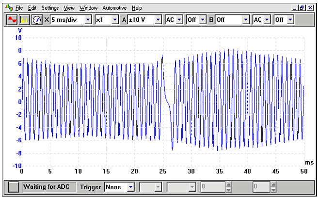 crankshaft waveform
